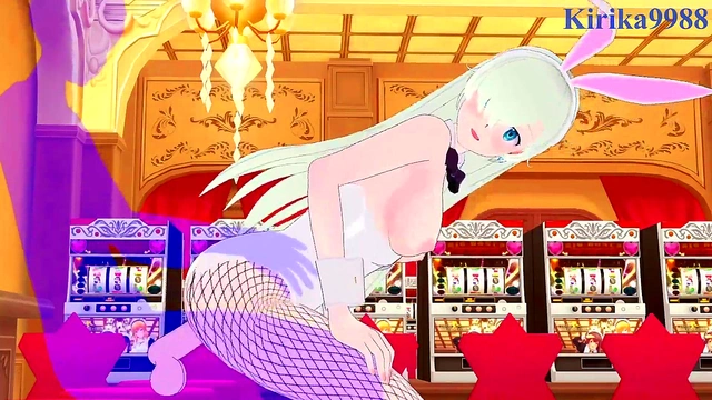 Diane & Elizabeth Lioness Bunny Girls Intense 3D Hentai Sex Marathon