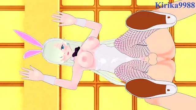 Diane & Elizabeth Lioness Bunny Girls Intense 3D Hentai Sex Marathon