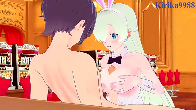 Diane & Elizabeth Lioness Bunny Girls Intense 3D Hentai Sex Marathon