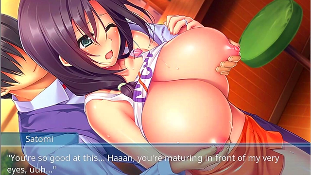 Step Mom and Sister’s Busty Wet T-Shirt Temptation in Anime Paradise