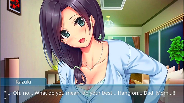 Step Mom and Sister’s Busty Wet T-Shirt Temptation in Anime Paradise