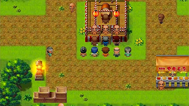 Tanned Busty Natsuki Gets Gangbanged By Village for Mega Creampie Bukkake