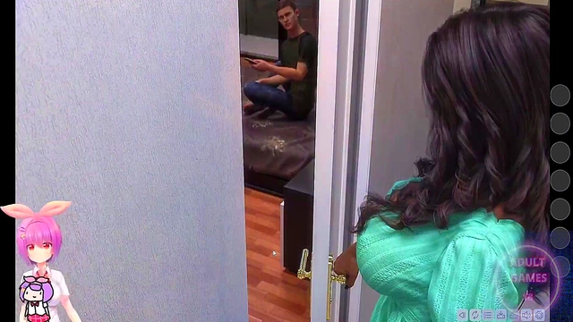 Busty 3D Teen Seduces You in Lust Academy Erogame Adventure