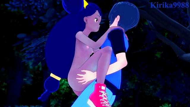 Iris & Erika's Intense Pokémon Hentai Sex Session With Teen 3D Creampie