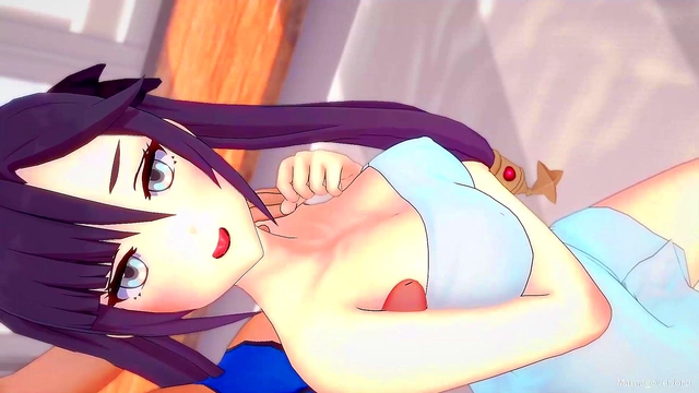 Mona Drops Towel for Uncensored Anime Sex Adventure