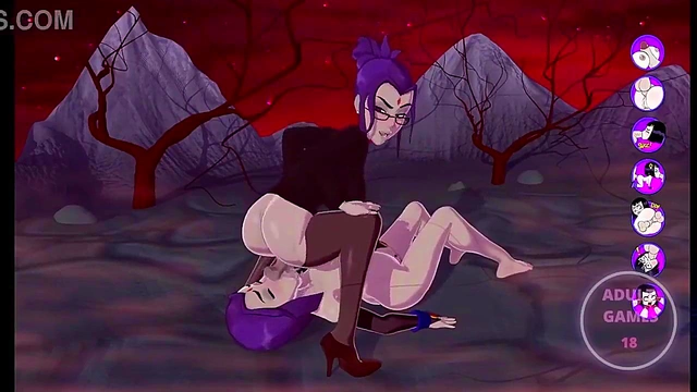 Busty Raven Fucks Herself In Futanari Version With Big Tits Action