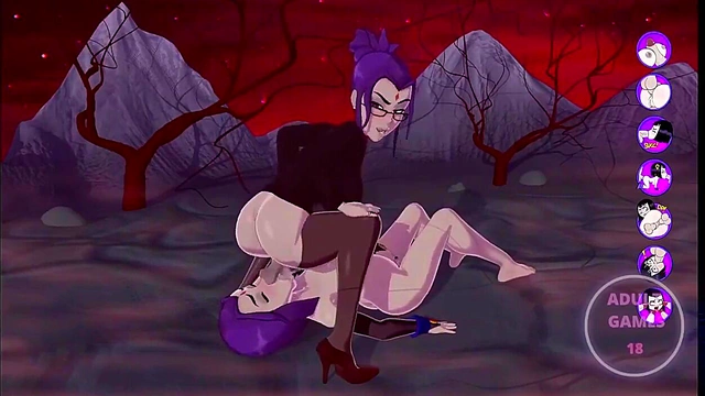 Busty Raven Fucks Herself In Futanari Version With Big Tits Action