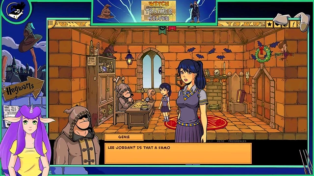 Hot Anime Witch Trains Her Horny Brunette Friend In Sexy Harry Potter Style