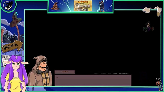 Hot Anime Witch Trains Her Horny Brunette Friend In Sexy Harry Potter Style