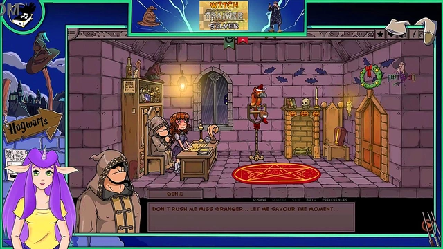 Hot Anime Witch Trains Her Horny Brunette Friend In Sexy Harry Potter Style