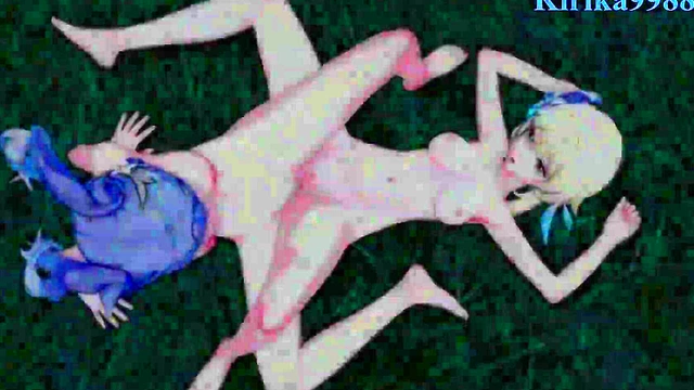 Intense Lesbian Play & Futanari Sex With Lumine, Keqing, and Mona - Genshin Impact Hentai