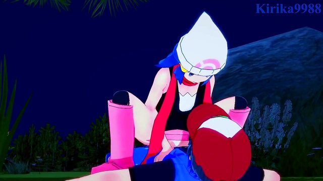 Dawn & Gloria’s Intense Pokémon Hentai Sex With Big Boobs & Creampie