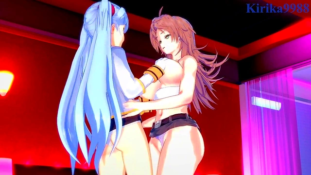 Ruri Hoshino & Sagiri Sakurai Engage in Intense Lesbian Play With Big Boobs