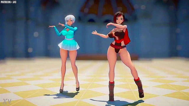 Big-TittedRWBY Character Rides Dick Hard For Juicy Finish