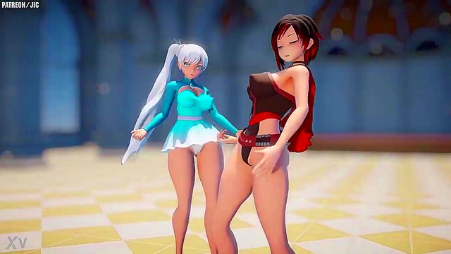 Big-TittedRWBY Character Rides Dick Hard For Juicy Finish