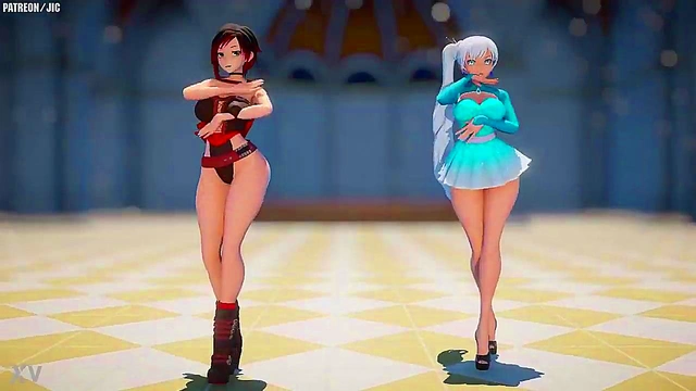 Big-TittedRWBY Character Rides Dick Hard For Juicy Finish