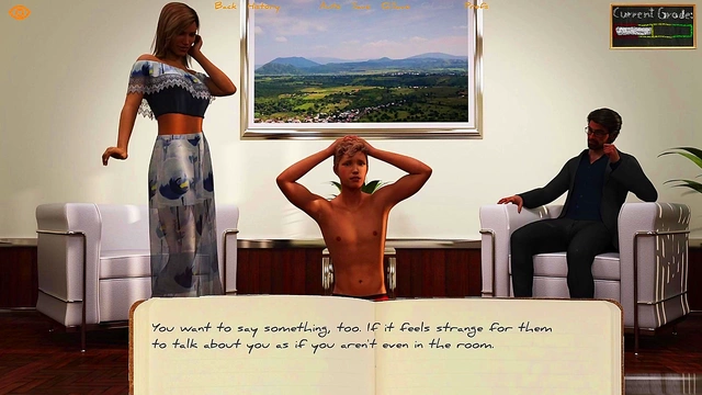 College Student Bound And Dominated By Headmaster And His Busty Wife In BDSM 3D Hentai Game