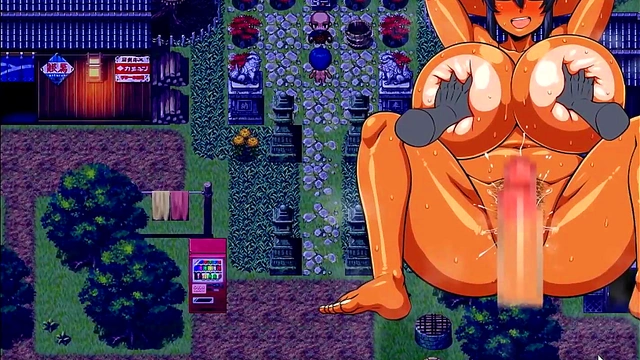 Tanned Busty Natsuki Fucks Horny Ghost Outdoors for Risky Creampie ejaculations!