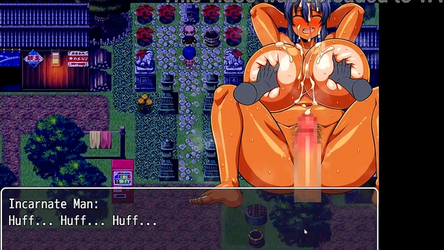 Tanned Busty Natsuki Fucks Horny Ghost Outdoors for Risky Creampie ejaculations!