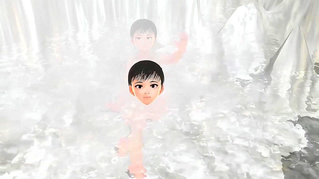 Anime Girls Enjoy Steamy Mixed Bathing Adventure at Remote Hot Springs