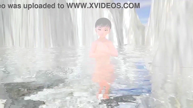 Anime Girls Enjoy Steamy Mixed Bathing Adventure at Remote Hot Springs