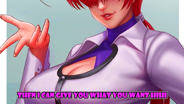 Shermie's Panties Choke You in This Seductive Hentai Femdom JOI Session