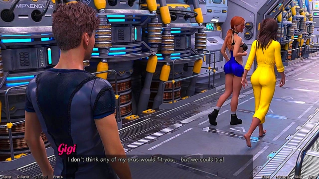 Hot Step Sisters Get Stranded In Space – Busty 3D Anime Adventure