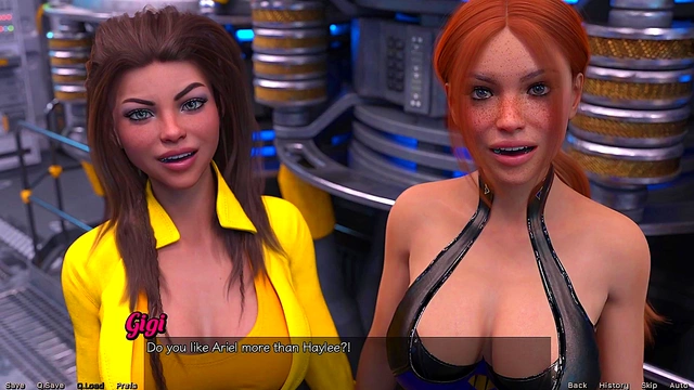 Hot Step Sisters Get Stranded In Space – Busty 3D Anime Adventure