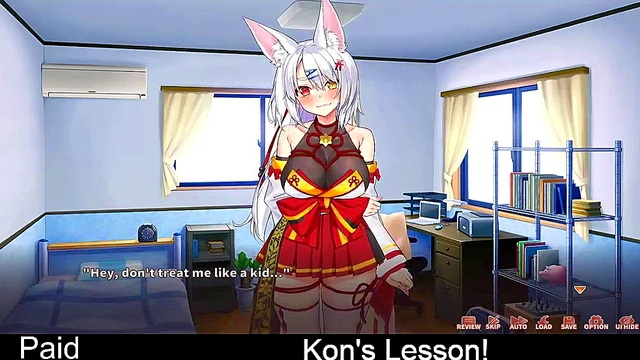 Fox Girl Kon Teaches Erotic Lessons With Seductive Moves & Sexy Gameplay