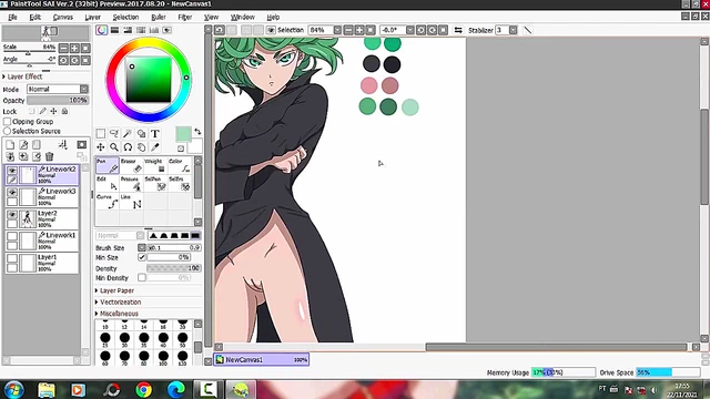 Tatsumaki from One Punch Man Gets Drawn into Hot Hentai Action