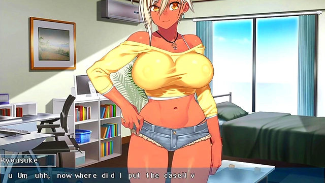 Busty Kanobitch Becomes a Horny Slut for Ecchi PC Game Action
