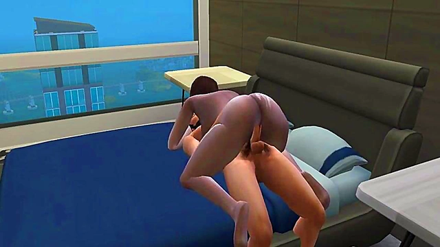 3D Hentai Boss Gets Fucked Hard In Hotel Room Action