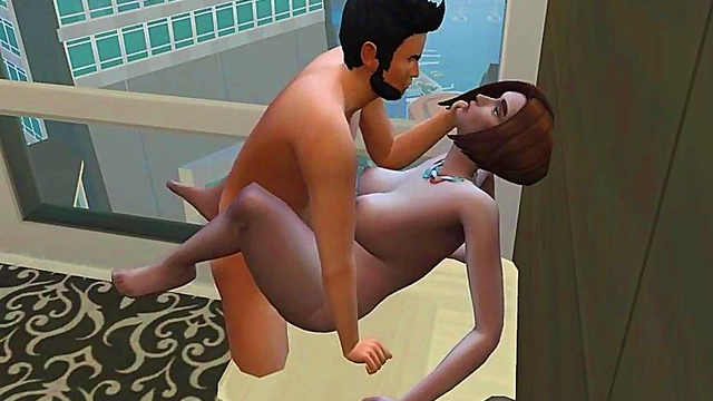 3D Hentai Boss Gets Fucked Hard In Hotel Room Action