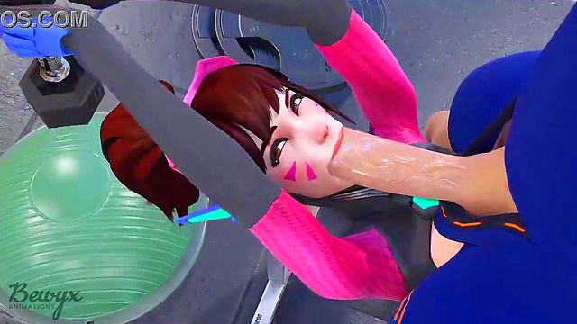 Hentai Anime – DVA's Big Dick Personal Training Session Ends With Blowjob & Anal Creampie