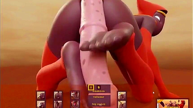 Busty Brunette Gets Fucked Anally in Commented Hentai Game Playthrough