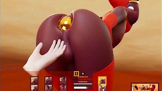 Busty Brunette Gets Fucked Anally in Commented Hentai Game Playthrough