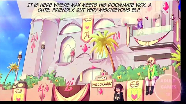 Busty Elf Max Seduces You In Animated Japanese Hentai Game Ero Adventure