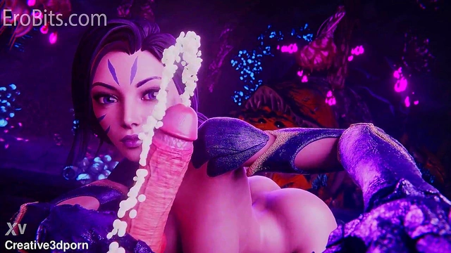 Kai'Sa from LoL Gives Intense Sci-Fi Blowjob & Anal Sex POV Orgasm Squirt