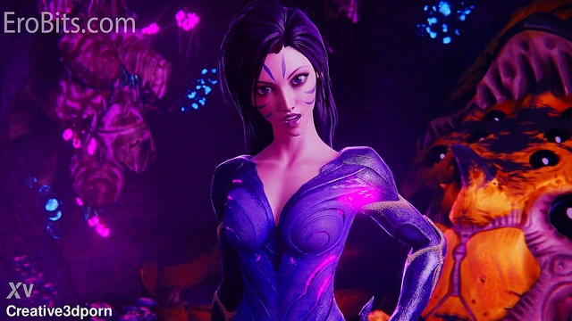 Kai'Sa from LoL Gives Intense Sci-Fi Blowjob & Anal Sex POV Orgasm Squirt