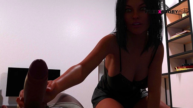 Mark's 3D Porn Game Fantasy – Steamy Step-Mom Encounters in Dorm Room