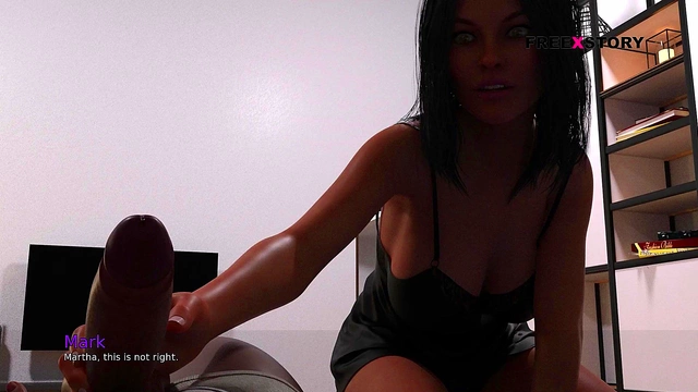 Mark's 3D Porn Game Fantasy – Steamy Step-Mom Encounters in Dorm Room