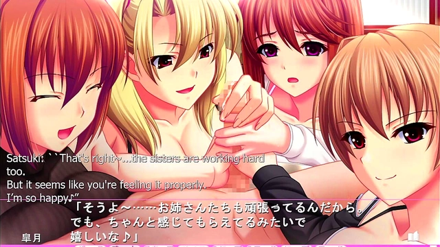 Harem Fantasy – Big-Titted Beauties Give quadruple handjob in Ijira Rental