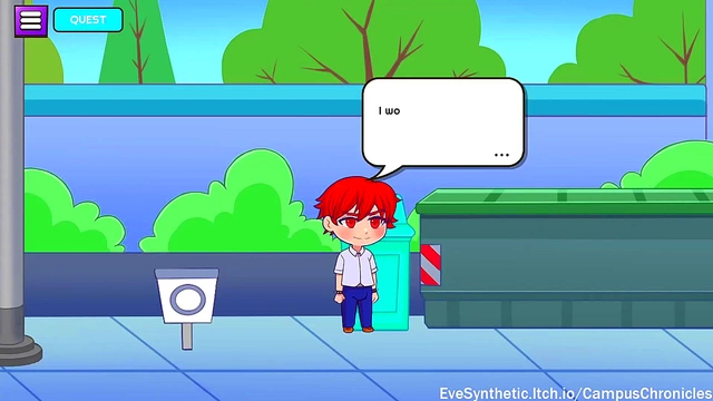 Cute Anime Chick Gets Sexy in Gym for Erotic Campus Chronicles Scene