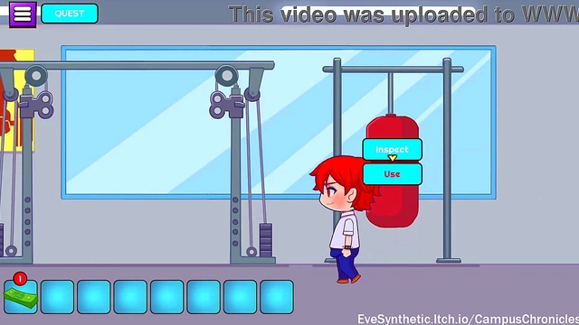 Cute Anime Chick Gets Sexy in Gym for Erotic Campus Chronicles Scene