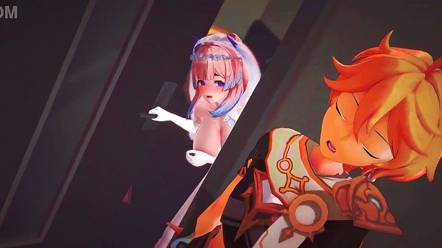 Kokomi from Genshin Impact Gets Animated for Hot Hentai Action