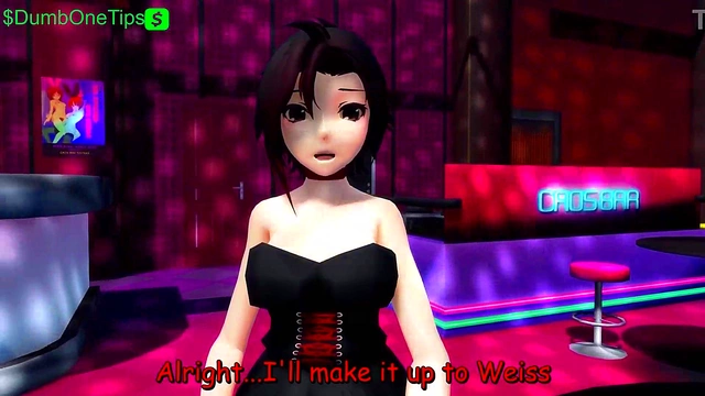 Kali's Stripclub Shift Turns Hot With Blake & Ruby in Anime 3D Action