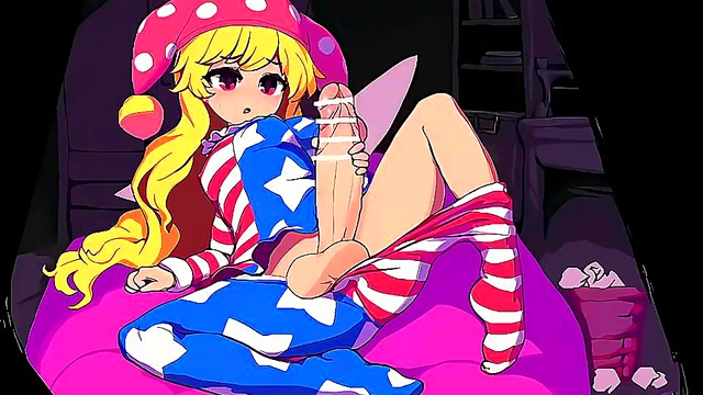 USA Girl Gives Mind-Blowing Handjob With Big Dick Hentai Action