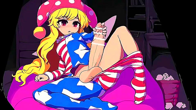 USA Girl Gives Mind-Blowing Handjob With Big Dick Hentai Action