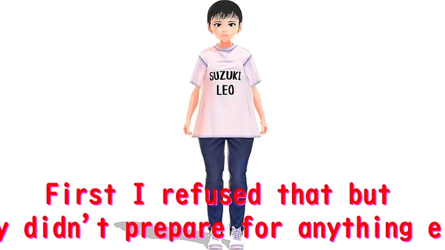 Anime Girl in Tiny Bikini Shows Nipples While Swimming Seductively