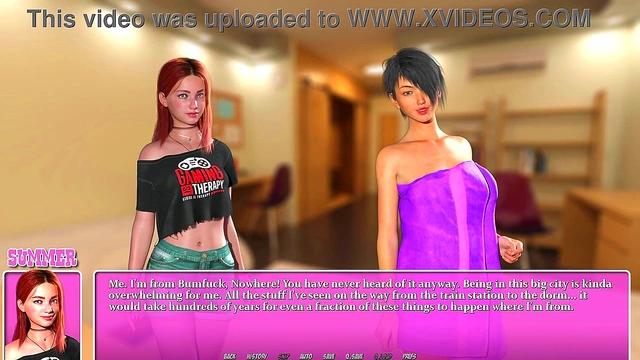 Hot Summer Nights – Busty Anime Girlfriend Meets Her Sexy Korean Roommate